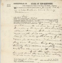 Town Records:  Benjamin Kingsbury vs. Joseph White /