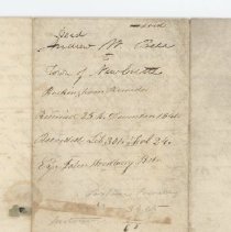 Town Records:  Deed, Andrew M. Bell /