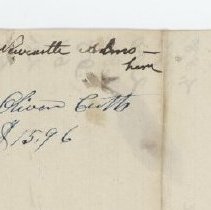 Town Records: New Castle Alms House, Oliver Cutts /