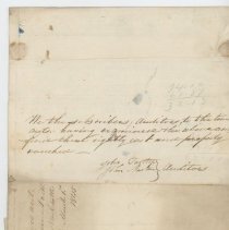 Town Records:  Overseers account current with Town of New Castle /