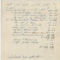 Town Records:  Overseers account current with Town of New Castle /