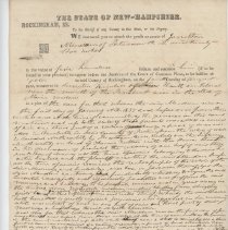 Town Records:  Lucretia Kimball v. Jonathan Mendum /