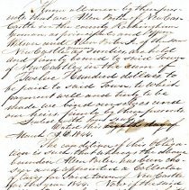 Town Records:  Allen Porter's Bond to Town of New Castle as collection of taxes for 1844 /