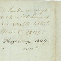 Town Records:  Town of New Castle for George V. Locke for 1844 /