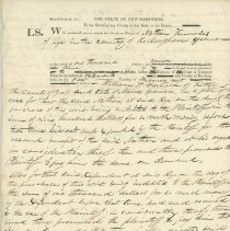 Town Records:  Writ: William W. Fernald Vs. Nathan Knowles /