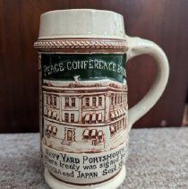 Commerative mug of Peace Conference of Russo-Japanese Treaty, Sept. 5, 1905