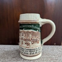 Commerative mug of Peace Conference of Russo-Japanese Treaty, Sept. 5, 1905