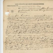 Andrew B. Vennard vs John Kinnear / Writ to attach the goods of John Kinnear