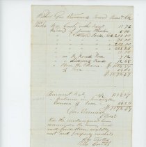 Town Treasurer Account with the Town 1846-7