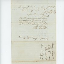 Town Treasurer Account with the Town 1846-7