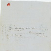 Andrew McFarland to the Selectmen Aug. 24, 1847