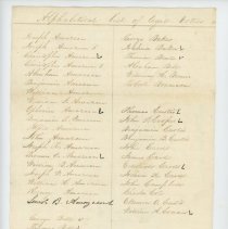 Town Records:  Alphabetical List of  Legal Voters in the town of New Castle, A.D. 1847 /