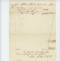 Town Records:  Allen Porter--Collector Account Settled March 7, 1848 /
