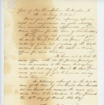 Town Records:  George V. Locke / Appointment as police officer