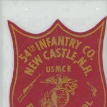 54th Infantry Co., New Castle, N.H., United States Marine Corps Reserves Rifle & Pistol Team banner