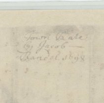 Town Records / Town Rate by Jacob Randel, 1698, list of taxes owed