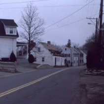 Demolition of Becker Briskay house on Cranfield Street, 1982