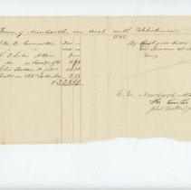 Town Records:  Town of New Castle in Account with Selectmen /