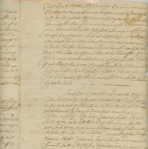 Town Records, 1724
Town Rate for Little Harbor and Tax abatements