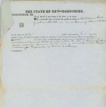 Town Records / Jonathan Barker vs. William Foss