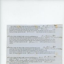 Town Records / Writ Daniel Bailey vs. John Kinnear