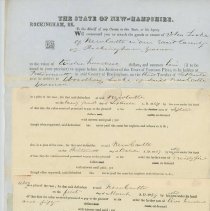 Town Records:  The State of New Hampshire.  Rockingham SS.  Woodbury Locke vs. John Locke.
