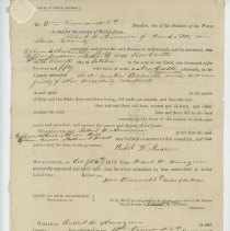 Town Records:  To William Vennard, 2nd, Esquire, one of the justices of the peace /