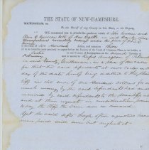 Town Records:  The State of New Hampshire. Rockingham, SS /  Lien on property of John and Elvin C. Kinnear