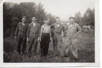Ruth Pollack & medics, Seward, Alaska, July 13, 1946