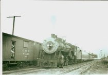 C. G. W. Engine #740 in Forrest Park, IL, June of 1948