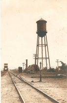Rail yard and water tower
