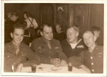 Cp. W. Bryce Eddy and 3 unknown service men