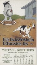 1931 Wetzel Brothers calendar
