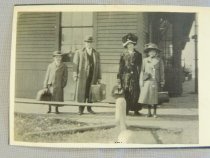 John and Florence Thompson Family ready for travel