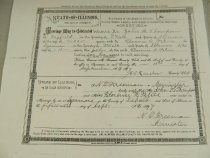 Certificate, Marriage