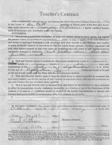 Marjorie Peterson Teaching Contract