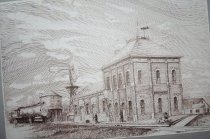 Chicago and Northwestern Depot, Drawing