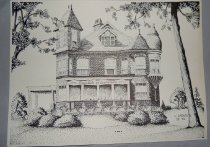 Boyton House Drawing by L. Bute