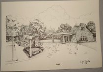 Resource Bank drawing by L. Bute