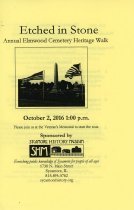 2016 Program Etched in Stone