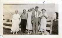 "Fannie"  "Clara" [Elder Fannie Estabrook, Clara Sperle and visitors]