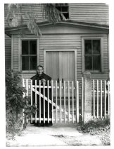 Sister Sarah and gate