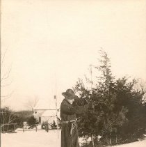 B&w photo of Charles Lewis Hildreth, Sgt. in Mass. Guard