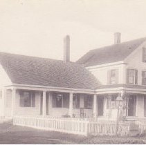 postcard of Forge Village house