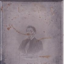 Metal plate engraved negative of ChasGSargent