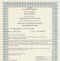 New Tiki 2007 liquor license