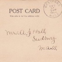 Postcard Forge Pond back