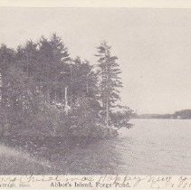 Postcard Abbot's Isl Forge Pond