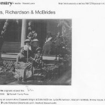 Wrights, Richardson & McBrides with caption