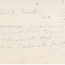 Postcard Episcopal Mission House back